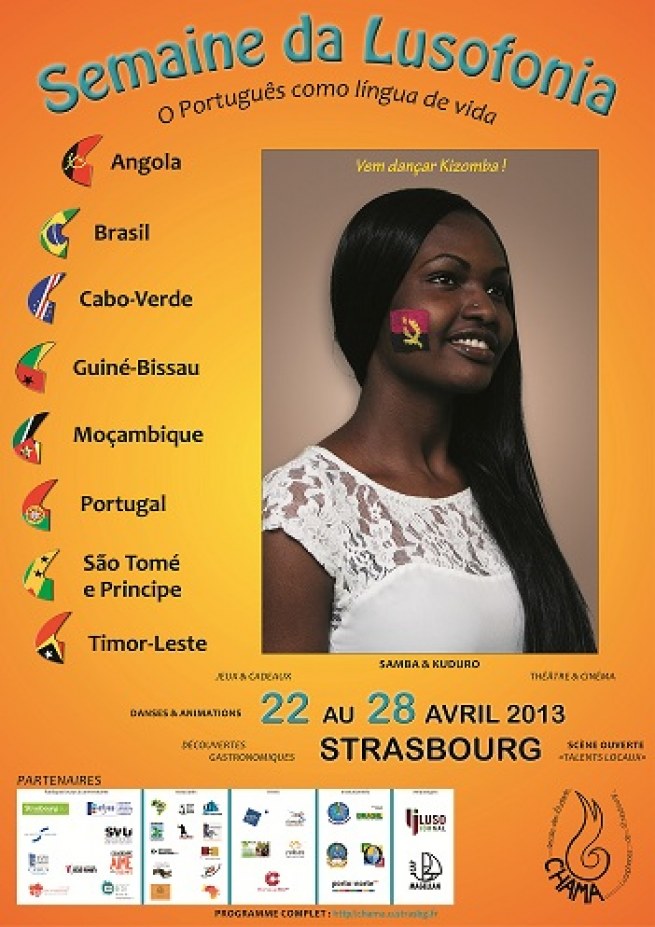 Programme en image de la semaine lusophone de Strasbourg